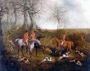 unknow artist Classical hunting fox, Equestrian and Beautiful Horses, 033. oil painting on canvas